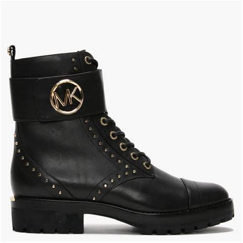 tatum michael kors|Tatum Leather Combat Boot .